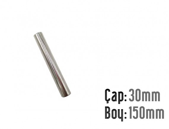 Çap 30mm x Boy 150 mm x Delik Çapı 5,5mm Çubuk Boru Seperatör Neodyum Mıknatıs