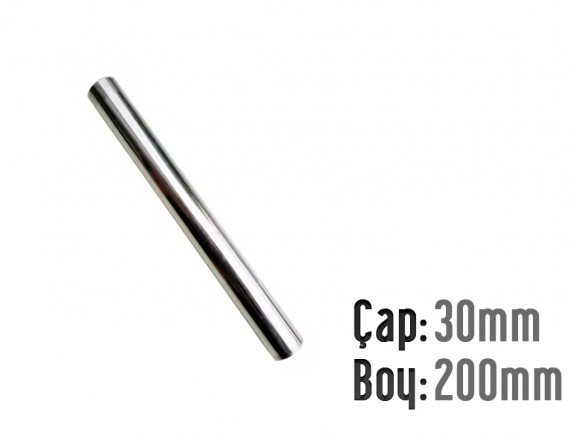 Çap 30mm x Boy 200mm x Delik Çapı 5,5mm Çubuk Boru Seperatör Neodyum Mıknatıs